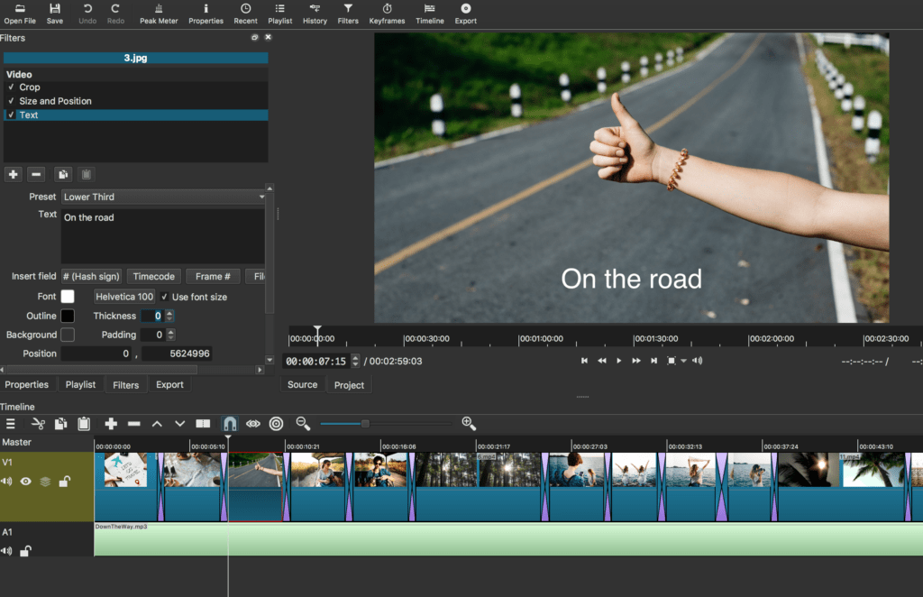 shotcut video editer for mac